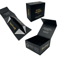 Boîtes cadeaux rigides en carton magnétique pliables personnalisées, emballage de luxe, impression de logo en relief, impression offset à paillettes, impression sérigraphique