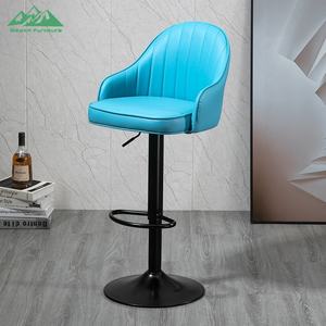 <span class=keywords><strong>Tabouret</strong></span> <span class=keywords><strong>de</strong></span> <span class=keywords><strong>bar</strong></span> extérieur moderne Wayon avec cadre en <span class=keywords><strong>bois</strong></span> <span class=keywords><strong>et</strong></span> repose-pieds en <span class=keywords><strong>acier</strong></span> inoxydable pour jardin <span class=keywords><strong>et</strong></span> terrasse - Product Image 3