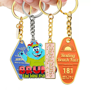 निर्माता कीरिंग 3 डी लोगो पत्र कुंजी श्रृंखला व्यक्तिगत हार्ड सॉफ्ट एनमेल कस्टम धातु कीचेन - Product Image 5