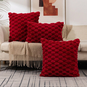 Ingrosso federa di nuovo Design tinta unita in velluto tessuto cuscino federa Jacquard <span class=keywords><strong>divano</strong></span> fodera cuscino <span class=keywords><strong>per</strong></span> il letto - Product Image 4