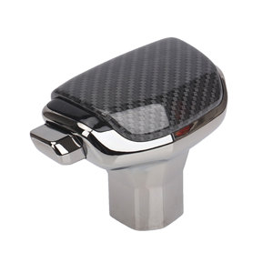 Pomo de palanca de cambios de fibra de carbono, negro mate, cromado, ergonómico, para Mazda CX5 CX4 Axela Atenza, transmisión automática - Product Image 3