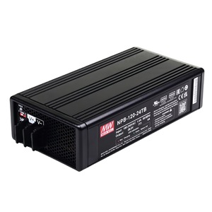 Cargador de Batería Mean Well NPB-120-12XLR de 120W, 12V 10A, Enfriamiento Natural, Uso Estándar de Batería - Product Image 1