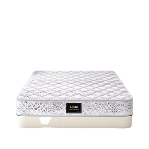 Caja de colchón de muelles de espuma de memoria de látex para Cama grande de hotel de lujo con almohada de bolsillo enrollable - Product Image 1