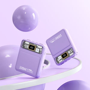 야외 휴대용 고속 충전 PD20W 충전기 스마트 미니 모바일 전원 공급 장치 10000Mah LED 디스플레이 - Product Image 4