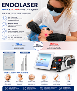 เครื่องเลเซอร์กำจัดไขมันและเส้นเลือดแบบสองคลื่นความถี่ Doctor Office Endolaser 1470 Y 980nm Evolvex - Product Image 6