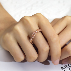Anillo de Eternidad Messi Jewelry MSR-1753 de Oro de 14K con Diseño Elegante y Diamantes Cultivados en Laboratorio, Anillo de Boda - Product Image 5