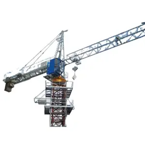 Cheap Price 8ton QTZ80 Customization Heavy Duty Building Hoist Flattop Tower Crane for Sale