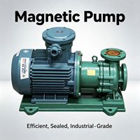 Pompe à entraînement magnétique en acier inoxydable à haute efficacité, basse pression, paramètres OEM personnalisés, pompe de transfert industrielle anti-fuite