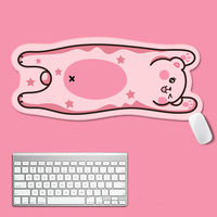 Alas Mouse Gaming Lucu Grosir Kustom untuk PC, Alas Meja untuk OEM ODM dengan Kemasan Berpinggiran dan LOGO, Mousepad Ukuran Kustom