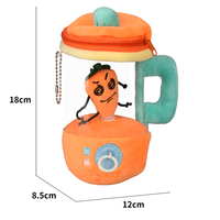 MILI Creative Crazy Juicer Knuffel Speelgoed Trekring Draaiende Fruit Gevulde Pop Zachte Pretend Play Zintuiglijk Speelgoed Kinder Verjaardagscadeau