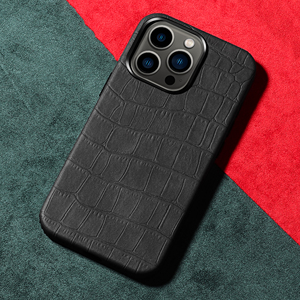 Funda de piel de cocodrilo para <span class=keywords><strong>Iphone</strong></span> <span class=keywords><strong>2022</strong></span>, carcasa de piel de cocodrilo para <span class=keywords><strong>Iphone</strong></span> 14 - Product Image 3