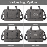 Sac de sport classique léger, sac de sport avec compartiment pour chaussures, sac de sport moyen pour hommes et femmes