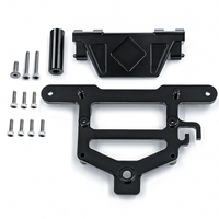 Kit de connecteurs de carrosserie pour support de roue de secours arrière en métal, compatible avec les modèles de voitures RC Crawler 1/24, pièces de rechange et accessoires de mise à niveau
