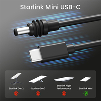 Cable de Alimentación USB-C a CC de 6.6 Pies (2 Metros), 18AWG, Carga Rápida, Mini Cable, Accesorios, 20V 5A, Compatible con PD de 100W+, Aislamiento de PVC Duradero