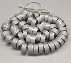 Groothandel Grote Maat 16Mm Banden Aluminium Papegaai Vogel Duif Huisdier Accessoires Voet Ring Voor Vogel Duif Dovebird Voet Ringen - Product Image 6