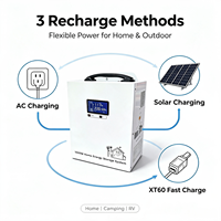 Station d'alimentation solaire portable MPPT 600W 1000W 1500W en ABS à prix abordable avec support pour voiture et panneau solaire
