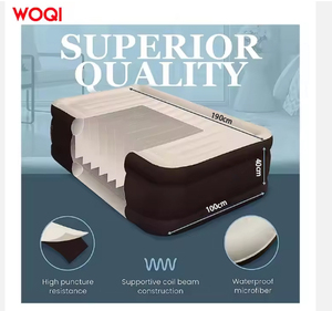 Colchones Inflables Ligeros Individuales y Dobles WOQI, Cama <span class=keywords><strong>Inflable</strong></span> para Camping con Bomba Integrada - Product Image 6