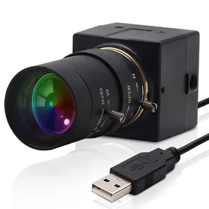 Low Illumination Webcam 1080P Full Hd High Speed Mini USB Camera With 5-50mm Varifocus CS Lens