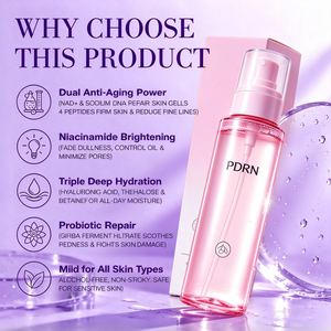 Tónico Facial PDRN de Marca Privada con Niacinamida y Extracto de Múltiples Plantas para Iluminar la Piel Opaca y Aliviar la Piel Seca y Tirante - Product Image 3