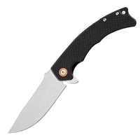 Couteau pliant de camping multifonctionnel en acier D2 de qualité industrielle OEM en gros avec manche G10