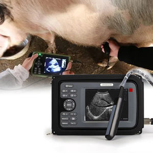 Mesin ultrasound portabel, alat periksa medis dokter hewan pemindai ultrasound hitam dan putih dengan <span class=keywords><strong>probe</strong></span> rektal - Product Image 4