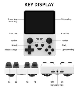 होम पॉकेट पोर्टेबल वीडियो गेम कंसोल प्लेयर हैंडहेल्ड गेमर कंसोल कार्ट्रिज रेट्रो गेम कंसोल