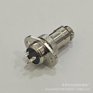 Connecteur Électrique Gx16 Aviation, Prise et Fiche 2-10 Broches Mâle/Femelle, en Alliage de Zinc Nickelé, Montage sur Panneau - Product Image 5