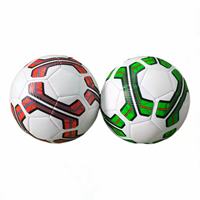 Ballon de football professionnel coloré en gros, tailles officielles 5, 4, 3, 2, 1, cousu à la machine, en cuir PVC, pour entraînement et match