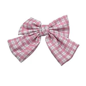 Korean-style pink big bow hairpin daily decoration of women and children hair accessories
