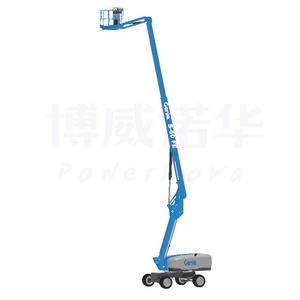 Best Selling Used Genie S-60 FE 20m Man Boom Lifts Low <strong>Noise</strong> and Low <strong>Pollution</strong> Hybrid Straight Arm Aerial Work Platform - Product Image 1