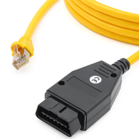 Cable de Diagnóstico de Red OBD2 OBD de 2m 3.25.3 RJ45 a Serie F para BMW