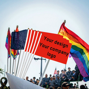 Venta al por mayor: 20 tipos de banderas de poliéster de doble cara de 3x5 pies, grandes, con diseño de arcoíris LGBT, Orgullo Gay, Orgullo <span class=keywords><strong>No</strong></span> <span class=keywords><strong>Binario</strong></span> (NB), con 2 ojales, resistentes. - Product Image 3
