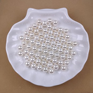 Perlas Redondas Blancas <span class=keywords><strong>de</strong></span> Nácar <span class=keywords><strong>de</strong></span> 3-18 mm para Decoración - Product Image 5
