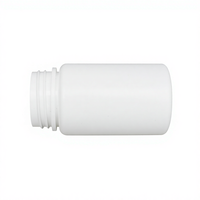 Flacon en plastique HDPE solide de 80 ml pour pilules, capsules, comprimés, bouchon anti-enfants, forme cylindrique, fabricant en gros