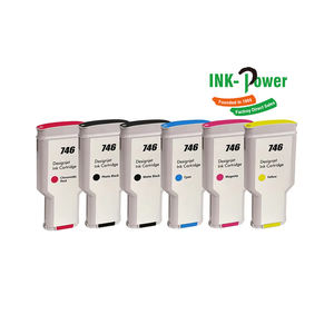 INK-POWER 746 Premium Compatible Tinteiro Color Inkjet Tinta <span class=keywords><strong>Cartucho</strong></span> de tinta para impresora <span class=keywords><strong>HP</strong></span> HP746 DesignJet Z9 Z6 - Product Image 1