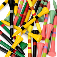 OEM ODM Tee de golf et boîte d'emballage en papier, logo personnalisé, bambou, bois, plastique, emballage en vrac, tees de golf personnalisés pour cadeaux d'entreprise