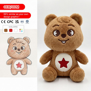 ผู้ผลิตตุ๊กตาสั่งทำ รับผลิตตุ๊กตาแมวตาหัวใจการ์ตูน ของเล่นปลอบใจสำหรับสัตว์เลี้ยง คลินิกสัตว์เลี้ยง ตุ๊กตาตัวละครดวงอาทิตย์ 5 ดาว - Product Image 3