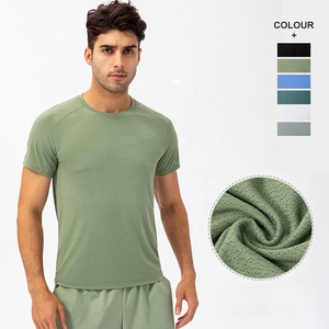 <span class=keywords><strong>เสื้อ</strong></span>กีฬาลำลองสำหรับผู้ชายเสื้อ<span class=keywords><strong>ยืด</strong></span>ธรรมดาเสื้อยืดลายไม้ไผ่ - Product Image 1