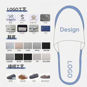 Chaussons en coton pour femmes, semelle antidérapante à motif écailles <span class=keywords><strong>de</strong></span> <span class=keywords><strong>poisson</strong></span>, doublure en peluche, chaussures d'intérieur - Product Image 4