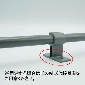 Kansaikako P42-001 Small-Diameter Horizontal Arm C-Shaped Holder <b>Plastic</b> Pipe Support <b>Brackets</b> VP13 Class Accessories - Product Image 2