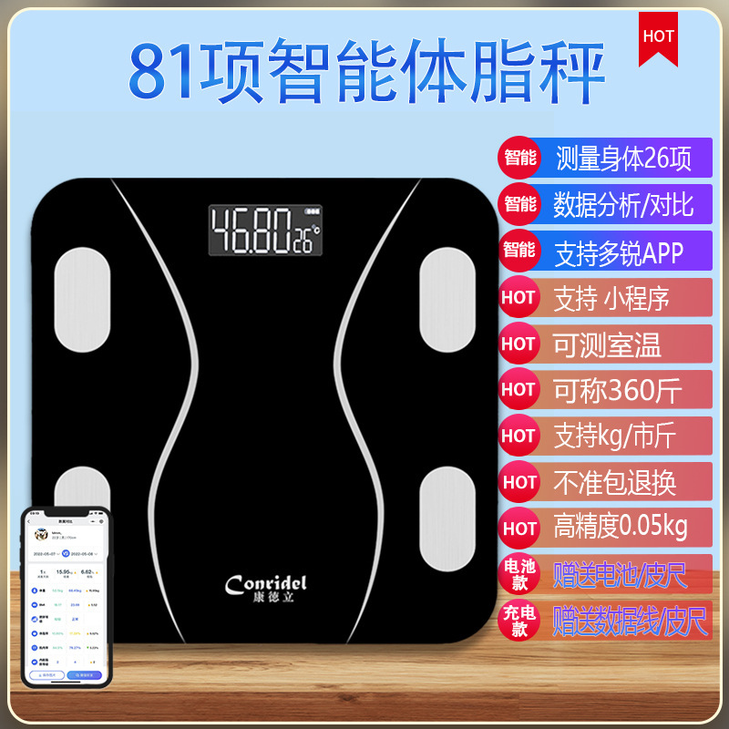 CS901 [Conexión de aplicación para medición de grasa corporal] Premium Black