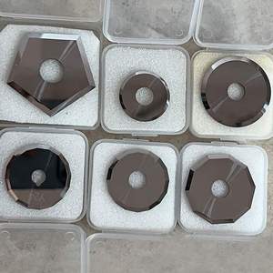 Роторный нож Dekeer из карбида вольфрама, круглый отрезной нож, лезвие для резки ткани, пленки, бумаги для станков с ЧПУ - Product Image 1