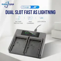 Chargeur double écran LCD multi-scénarios AHDBT-401 AHDBT-301 4.2V700mA pour caméra d'action GoPro Hero3 Hero3+ Hero4, utilisation en extérieur