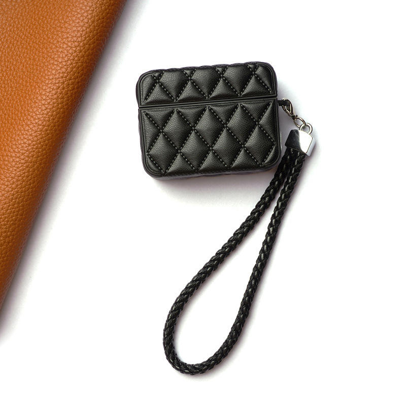 Diamante Caja Negro Lanyard