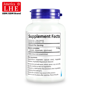 Fabricante de Suplementos de Triple Complejo de Boro de Marca Privada, 9 mg, Apoyo para la Salud Ósea en Adultos, Cápsulas de Triple Complejo de Boro - Product Image 4