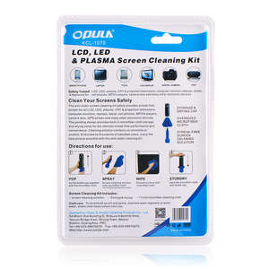 OPULA Kit de <span class=keywords><strong>nettoyage</strong></span> d'écran antistatique 2 en 1 sans steak comprenant un chiffon propre pour le <span class=keywords><strong>nettoyage</strong></span> des écrans LED LCD et PLASAM - Product Image 2