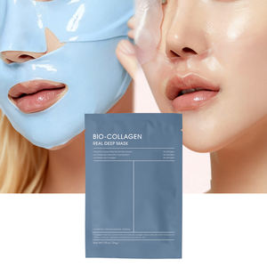 Hydrating Redness Reducing Real Deep Facial <strong>Sheet</strong> Skin Care Korean Face <strong>Mask</strong> Moisturizing Bio-<strong>Collagen</strong> Hydrogel <strong>Mask</strong> - Product Image 2