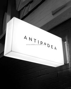 AC Custom Acrylic Light box Outdoor Single Side Led Light Box Cube Acrylic Light Box For Company Sign