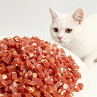 Fournisseur d'aliments pour animaux de compagnie, vente en gros d'usine, granulés de fromage de canard, friandises pour chats, nourriture sèche, personnalisation, collations portables pour chatons, aliments pour chats