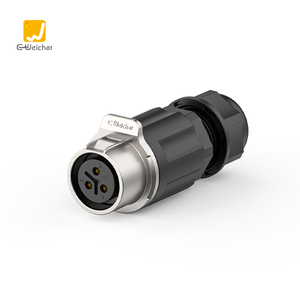Led erkek kadın fiş konnektörü LP 20 kadın <span class=keywords><strong>Dc</strong></span> priz fiş konnektörü 3 Pin su geçirmez <span class=keywords><strong>Dc</strong></span> güç konektörü